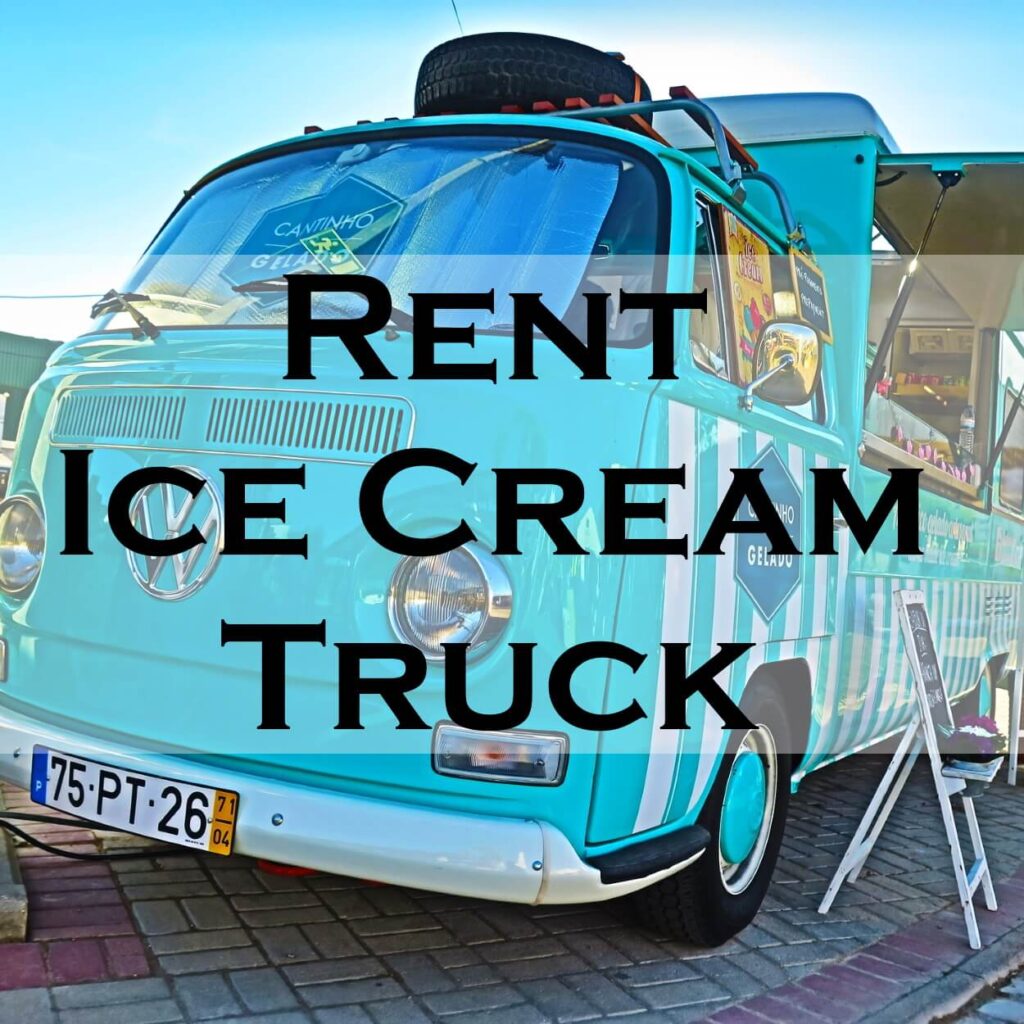 Rent Ice Cream Truck Serving Ice Cream