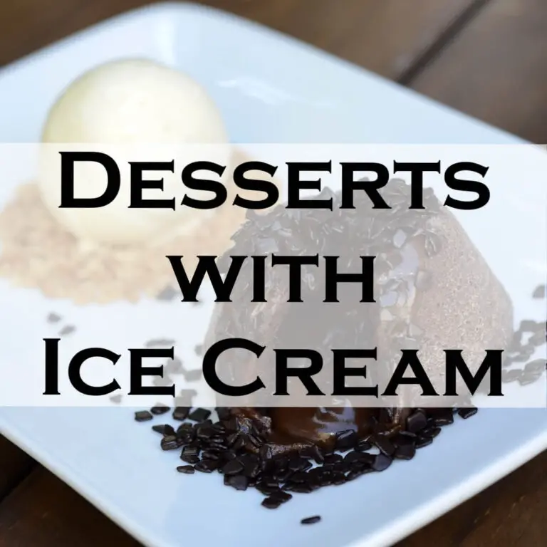 Ice Cream Dessert Recipes - Serving Ice Cream